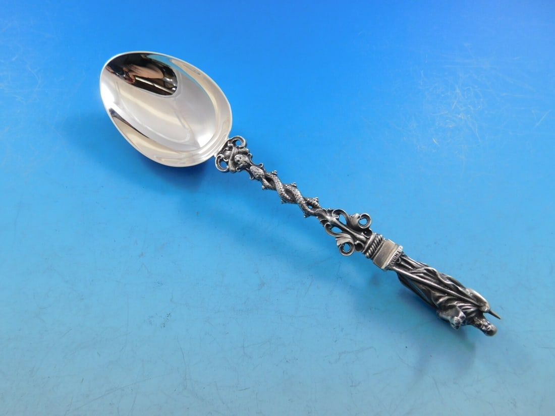 Gorham Apostles Sterling Silver Soup Spoon 6 3/8 by F Antoine Heller (1 of 5)
