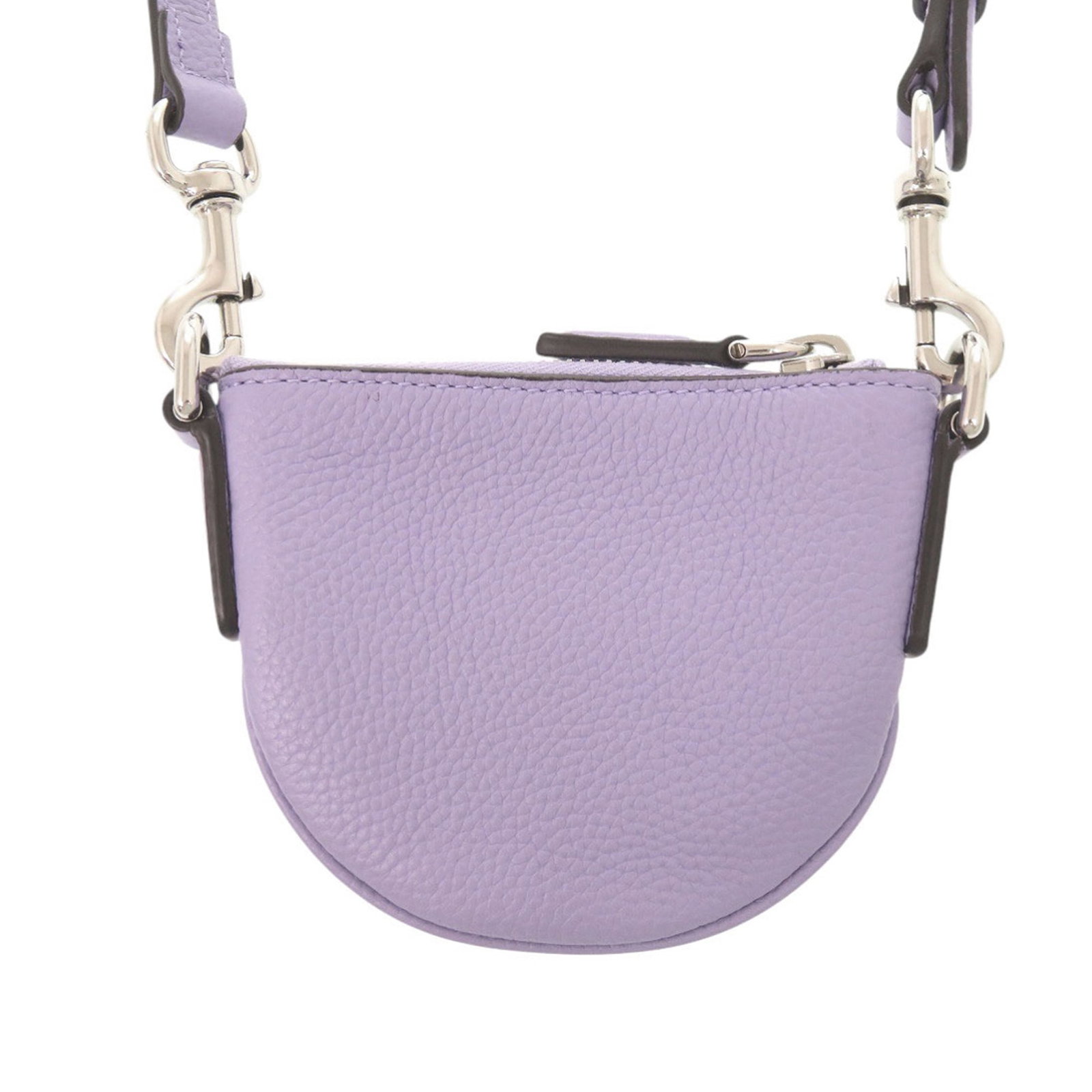 Gucci Micro Mini Web B Leather Crossbody Bag: Gucci Micro Mini Web B Leather Crossbody Bag Compact Gucci Micro Mini Calfskin Web B Crossbody in purple leather. This crossbody bag features a leather body, a detachable flat leather strap with web d