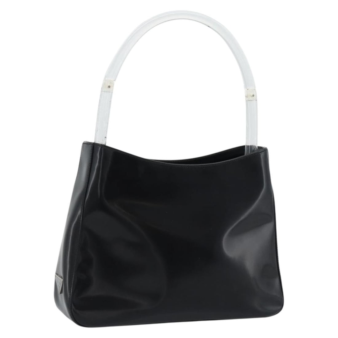 PRADA Black Leather Shoulder Bag with Guarantee Card (1 of 18)