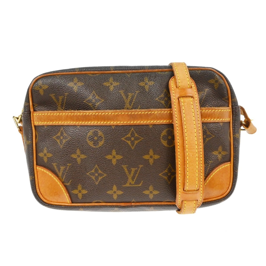 Louis Vuitton Trocadero 24 Monogram Crossbody Bag M51276: Louis Vuitton Trocadero 24 Monogram Crossbody Bag M51276 Vintage Louis Vuitton Trocadero 24 shoulder bag in Monogram canvas with leather trim and an adjustable crossbody strap. This women's medium bag