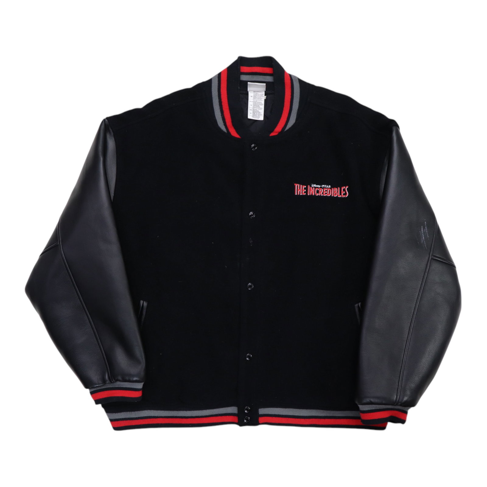 Vintage 2004 The Incredibles Promotional Wool Leather Varsity Jacket (1 of 7)