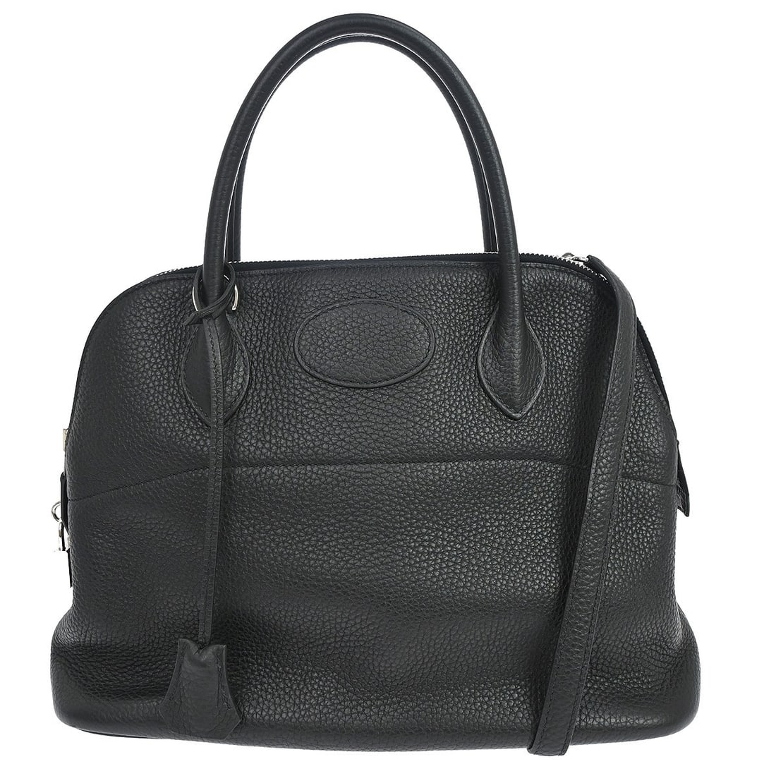 Hermes Bolide 31 Black Taurillon Clemence Satchel with Shoulder Strap (1 of 8)