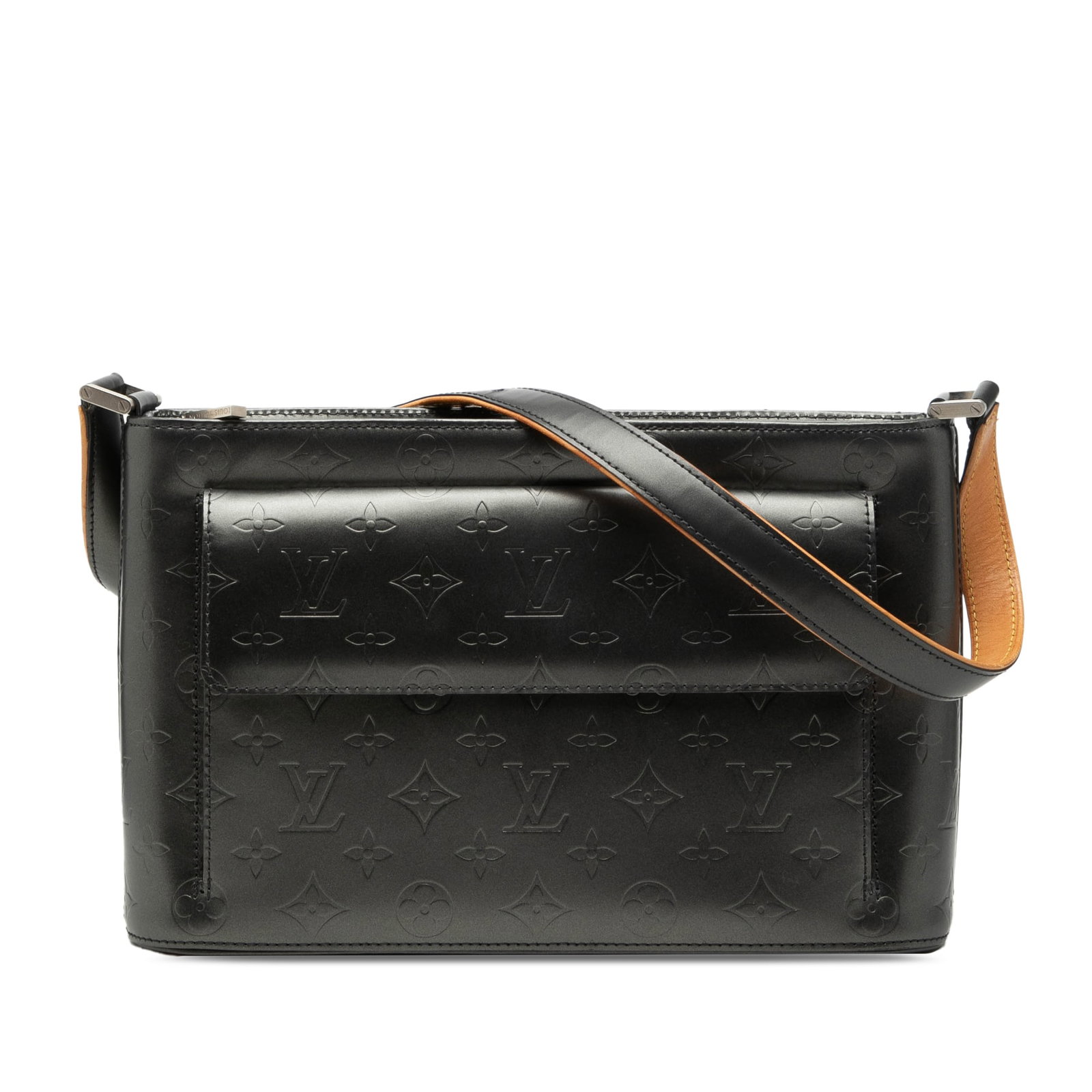 Louis Vuitton Alston Monogram Mat Leather Shoulder Bag Gray: Louis Vuitton Alston Monogram Mat Leather Shoulder Bag Gray Louis Vuitton Monogram Mat Alston shoulder bag in gray leather with an adjustable shoulder strap, exterior flap pocket with magnetic snap cl