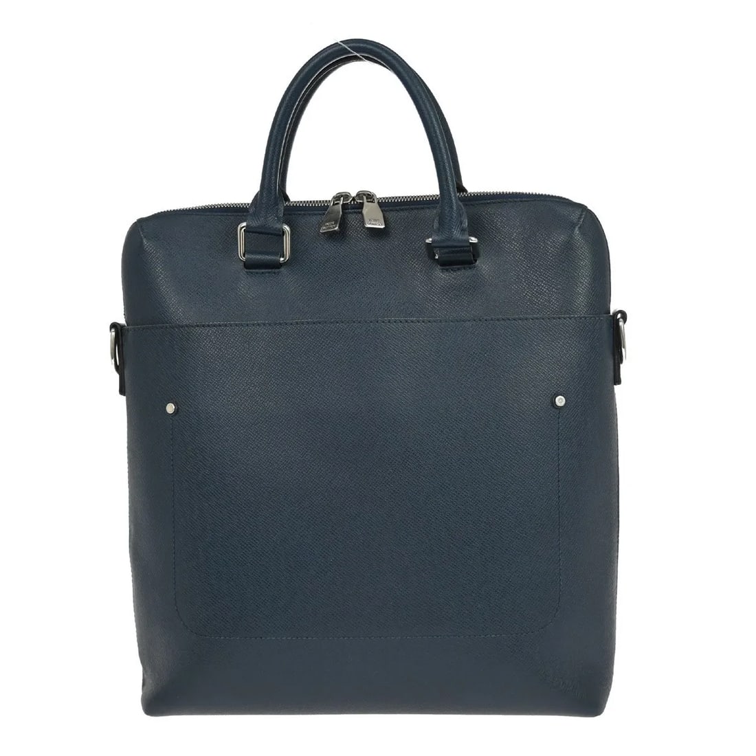 Louis Vuitton Grigori Blue Taiga Leather Tote Bag: Louis Vuitton Grigori Blue Taiga Leather Tote Bag Louis Vuitton Grigori Tote in blue Taiga leather. This tote is made in France and is presented in good condition with visible wear. Noted condition de
