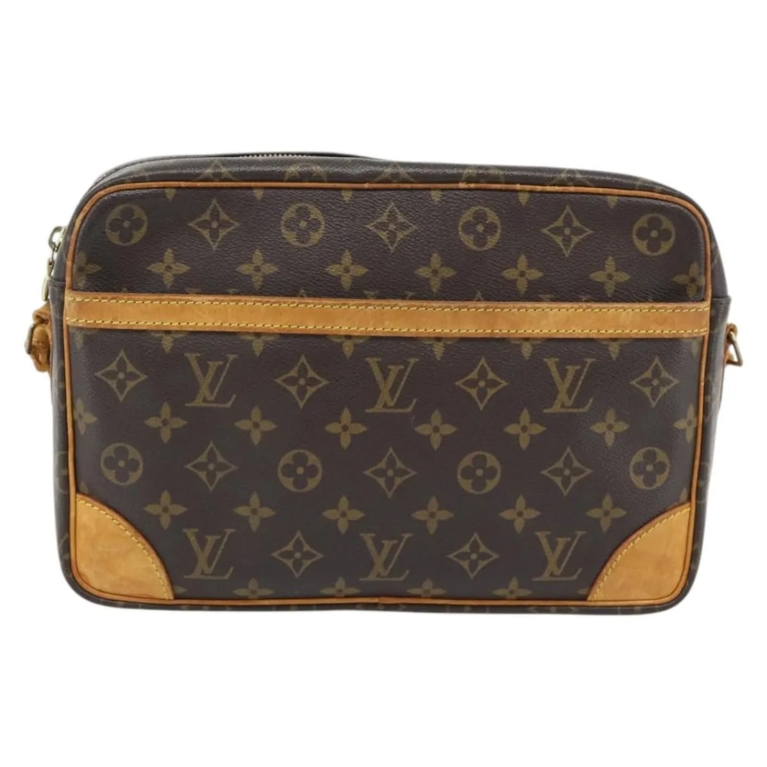 Louis Vuitton Trocadero Monogram Canvas Handbag: Louis Vuitton Trocadero Monogram Canvas Handbag This Louis Vuitton Trocadero Handbag features the iconic Monogram canvas in a multicolour design. Designed for unisex use, it offers a classic silhouett