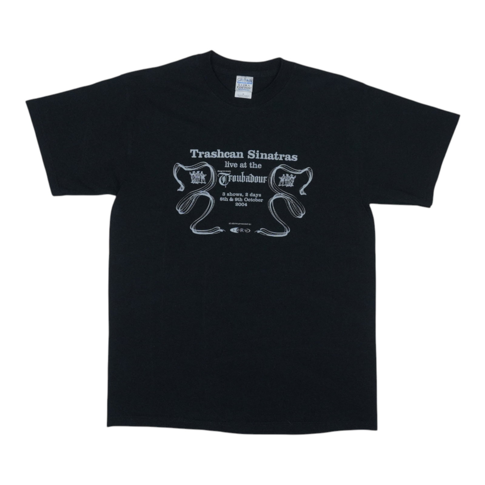 Vintage 2004 Trashcan Sinatras Troubadour Concert Black Cotton Shirt Medium (1 of 4)