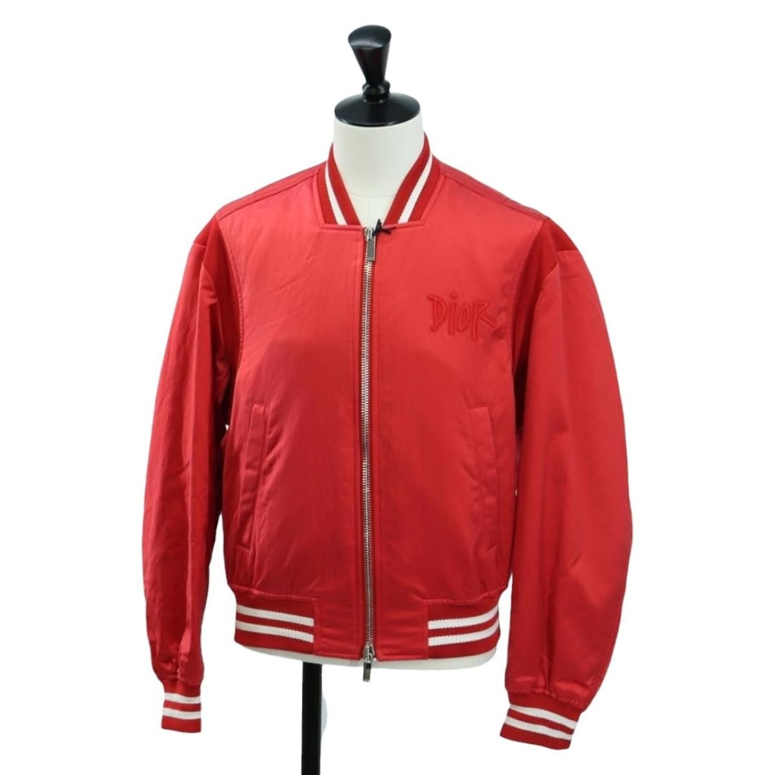 Christian Dior red nylon bomber jacket Shawn Stussy collaboration (1 of 18)