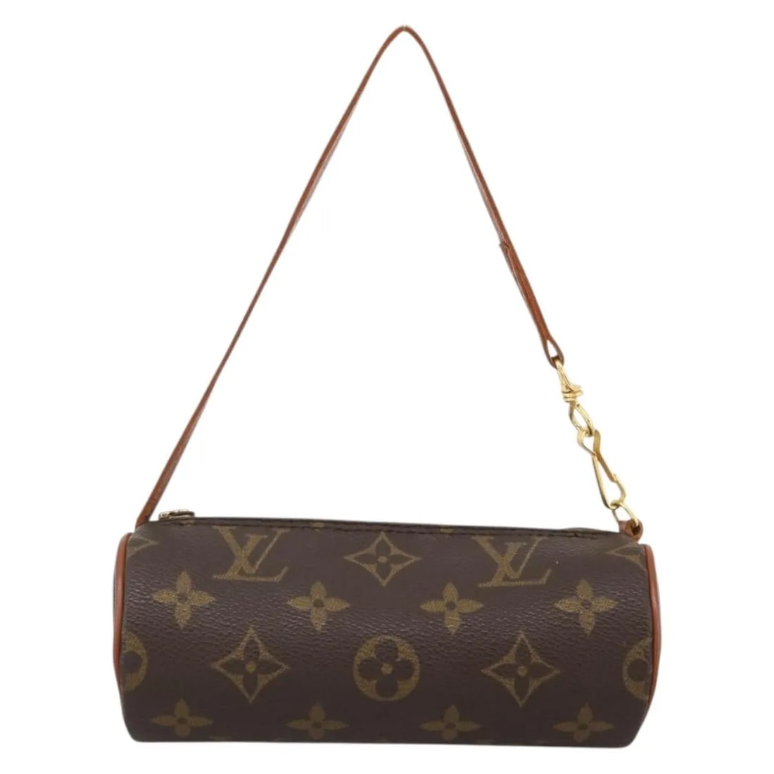 Louis Vuitton Monogram Canvas Papillon Pochette Brown Handbag France: Louis Vuitton Monogram Canvas Papillon Pochette Brown Handbag France The Louis Vuitton Papillon Pochette Monogram Canvas is a compact and stylish accessory crafted for women. Made from signature brown