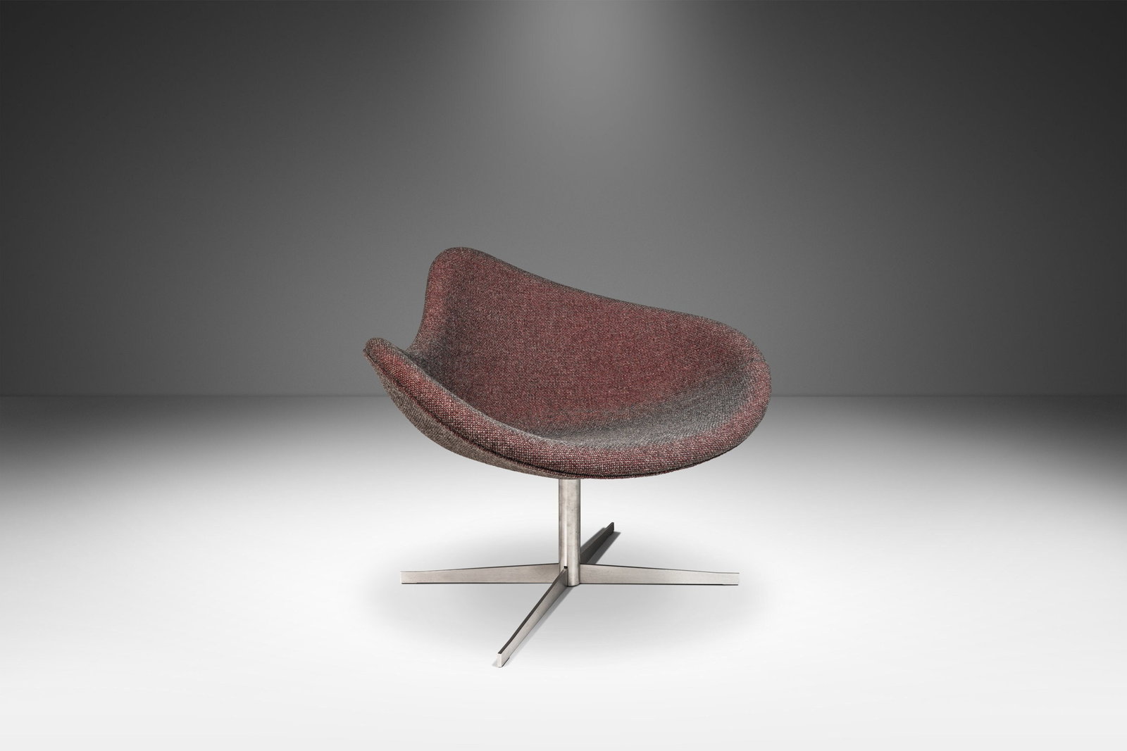 Postmodern K2 Magenta Chair by Busk & Hertzog for Hightower USA: Postmodern K2 Magenta Chair by Busk & Hertzog for Hightower USA Introducing the iconic "K2" Chair designed by the renowned Danish duo Flemming Busk and Stephan Hertzog. This postmodern swivel-base cha