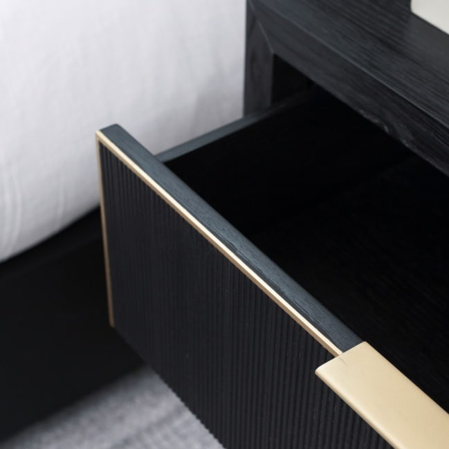 Transitional Alder Tweed Onyx Oak Dresser with 6 Drawers (1 of 8)