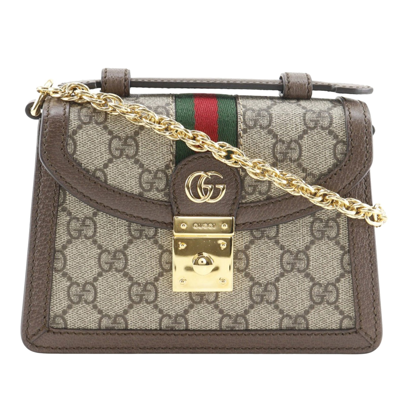 Gucci Ophidia Small Top Handle Satchel GG Supreme Web: Gucci Ophidia Small Top Handle Satchel GG Supreme Web Gucci Small GG Supreme Web Ophidia Top Handle Bag crafted with a coated canvas body and leather trim. This satchel features a flat leather top han