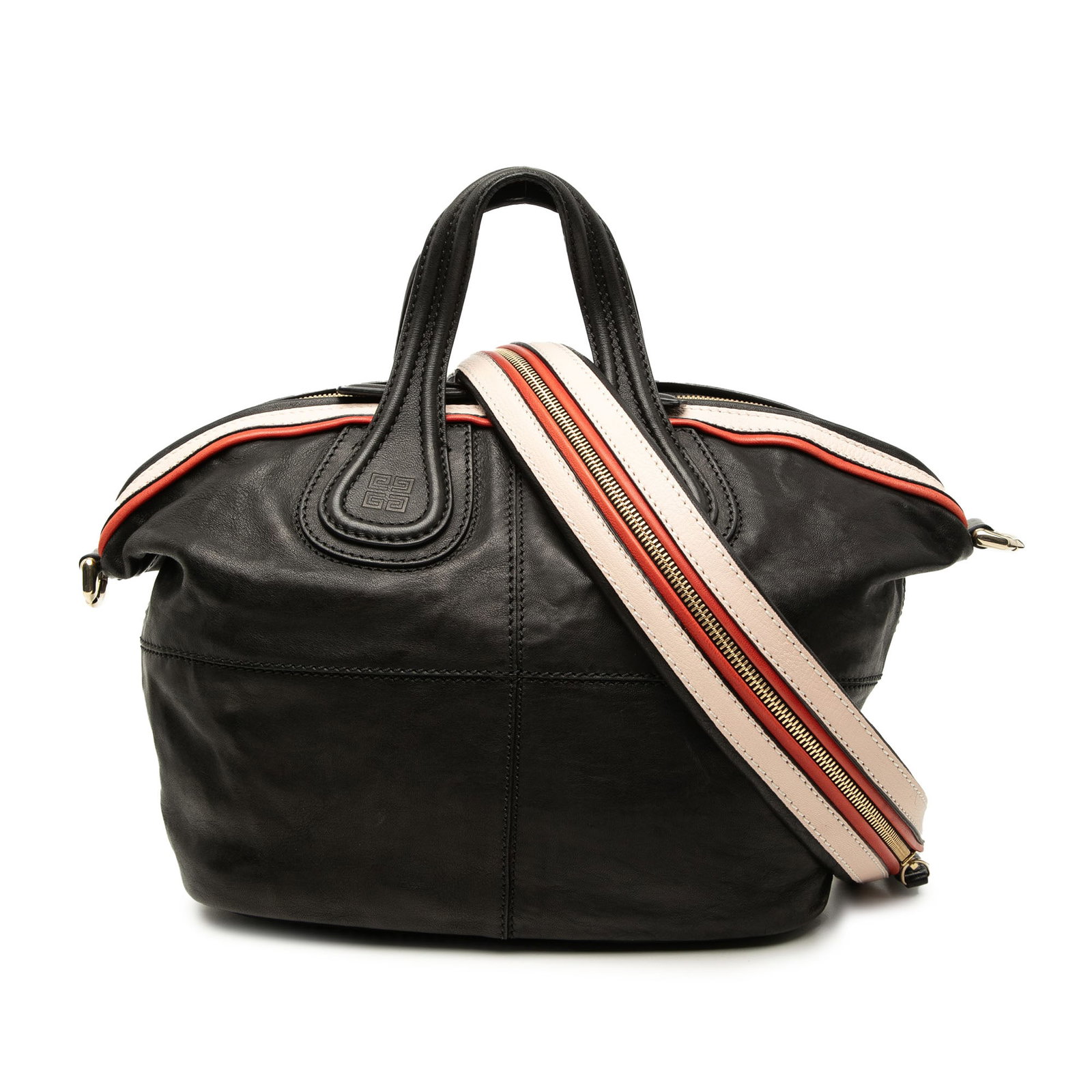 Givenchy Nightingale Small Leather Satchel Bag Black (1 of 7)