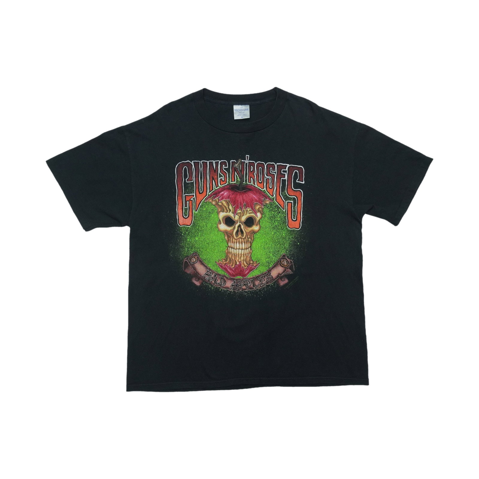 Vintage 1991 Guns N Roses Black Cotton Tour Shirt XL (1 of 6)