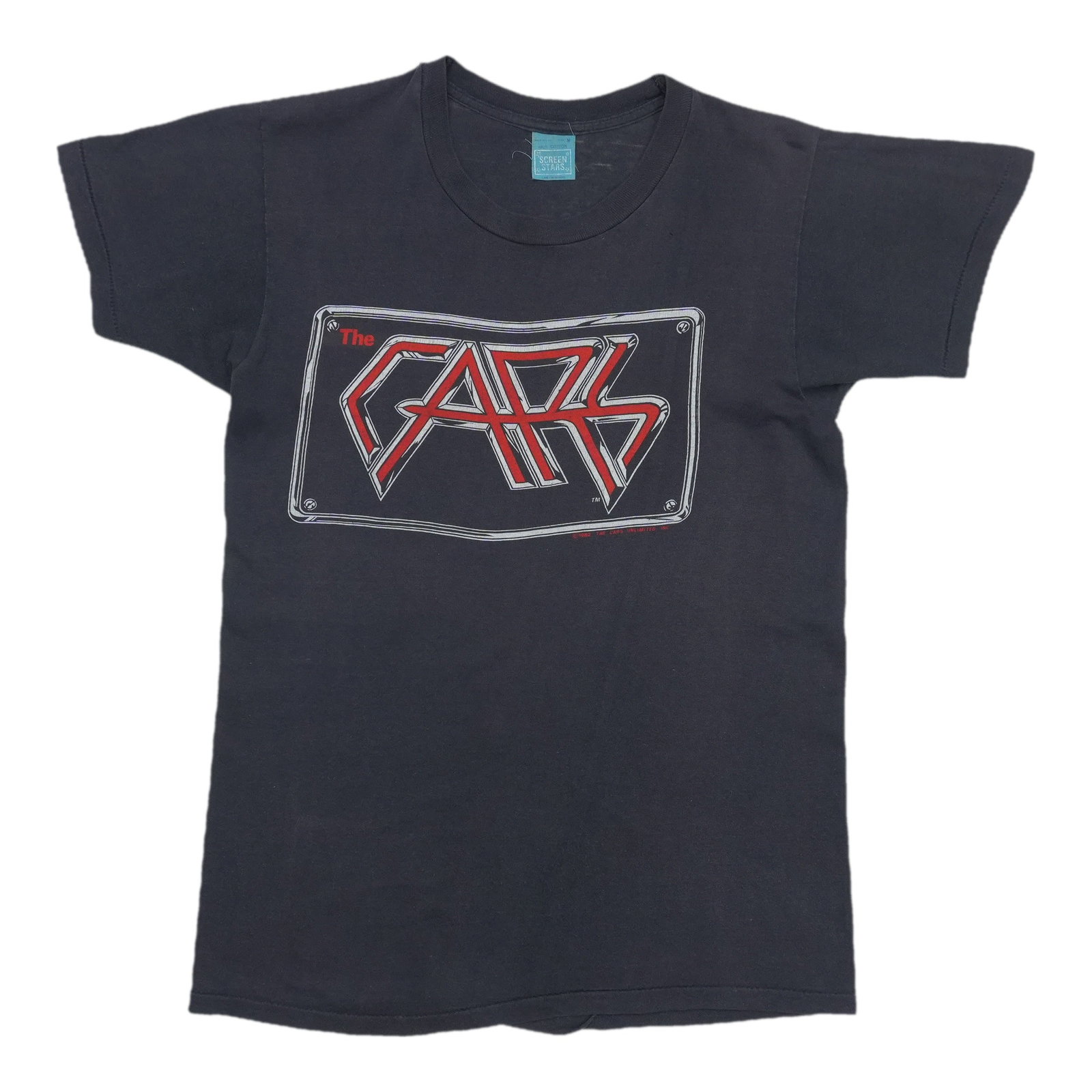 Vintage 1982 The Cars concert tee black cotton medium (1 of 9)