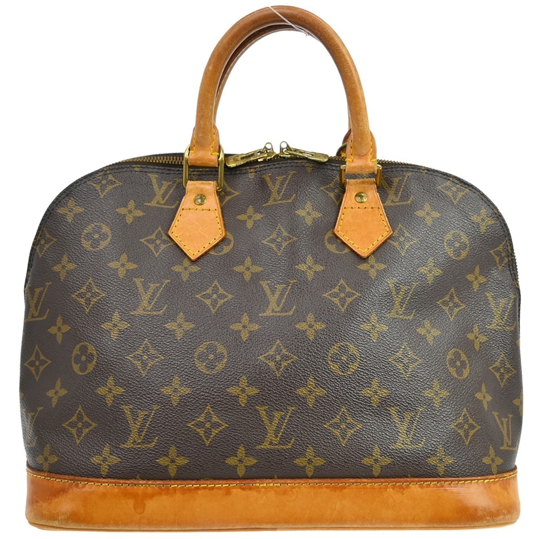Louis Vuitton Alma Monogram Canvas Handbag M51130 Brown Vintage (1 of 18)