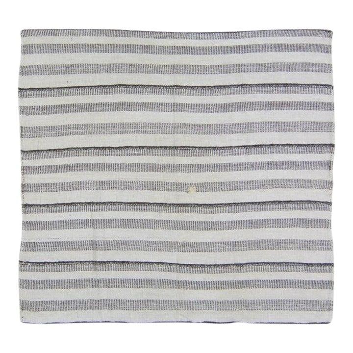 Turkish Wool Flatweave Kilim Rug 5'5x5'9: Turkish Wool Flatweave Kilim Rug 5'5x5'9 This vintage Turkish hand-knotted flatweave kilim is crafted from wool using traditional techniques, combining enduring craftsmanship with a modern design sens