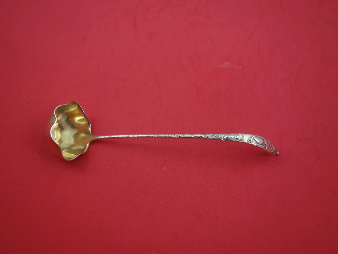 Tiffany & Co. Vine Sterling Silver Sauce Ladle 7" with Scalloped Bowl (1 of 6)