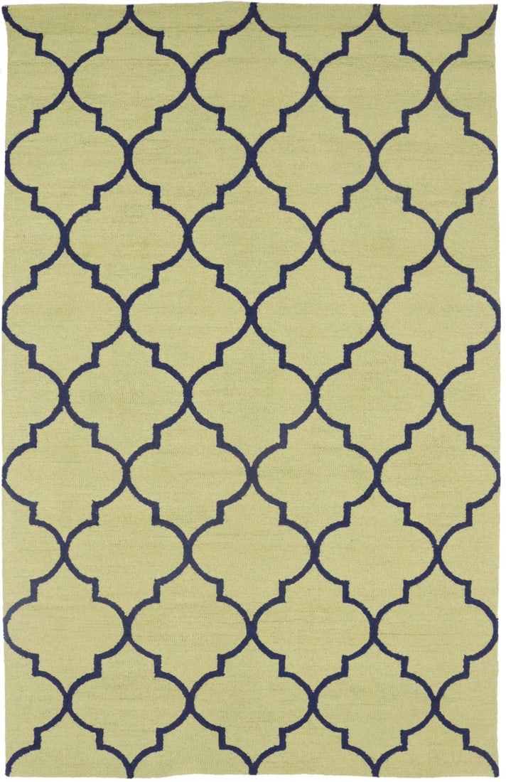 Hand-Tufted Wool Area Rug 5x8 Modern Trellis Pattern in Golden Beige Plum: Hand-Tufted Wool Area Rug 5x8 Modern Trellis Pattern in Golden Beige Plum This rare color hand-tufted area rug features a modern trellis design in golden beige and plum tones. Crafted from wool with a
