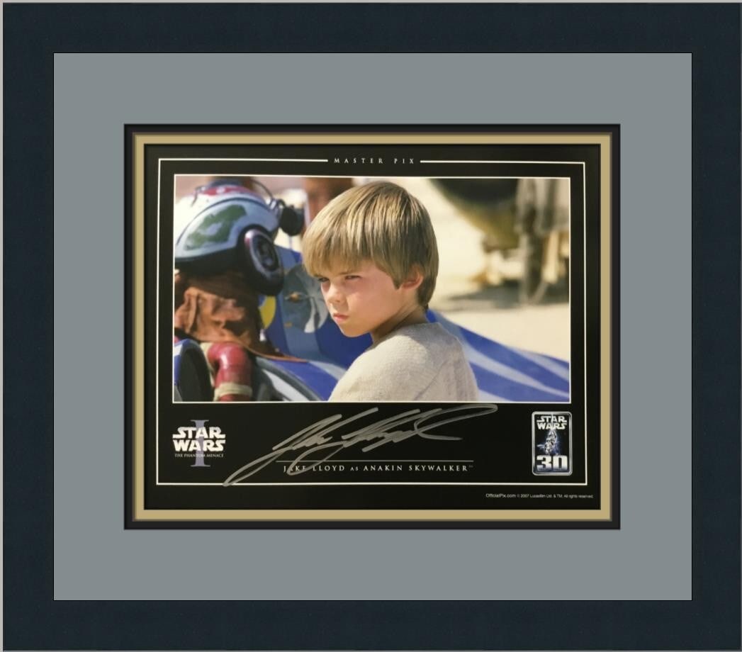 Jake Lloyd Signed Anakin Skywalker 8x10 Photo Custom Framed Star Wars (1 of 4)