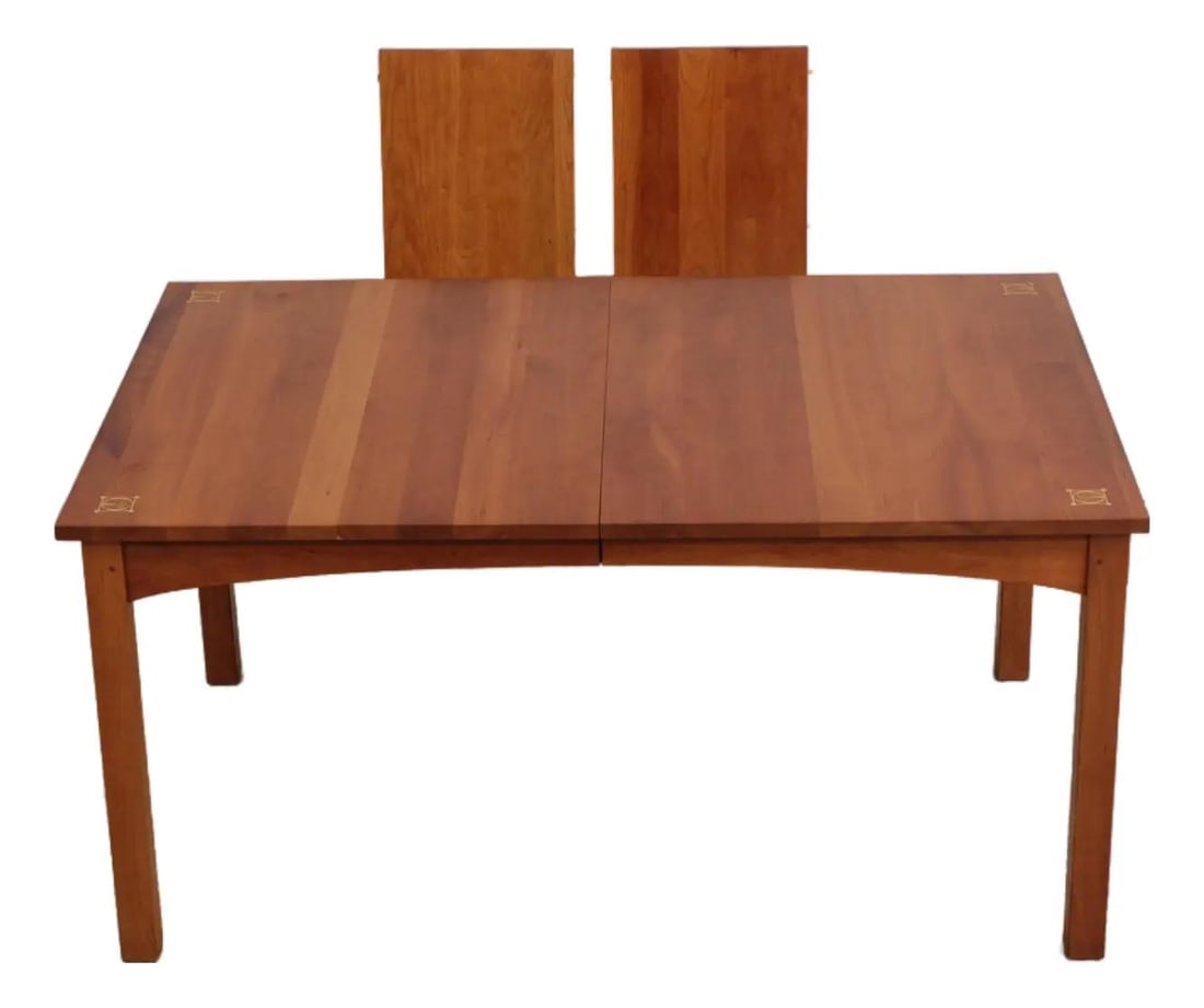 Stickley Harvey Ellis cherry dining table with 2 extension leaves (1 of 10)
