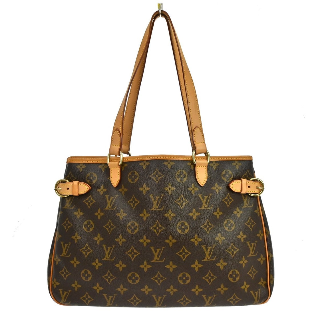 Louis Vuitton Batignolles Horizontal Monogram Canvas Tote M51154: Louis Vuitton Batignolles Horizontal Monogram Canvas Tote M51154 Vintage Louis Vuitton Batignolles Horizontal tote bag in brown Monogram canvas and leather. This unisex tote features a hook and loop c