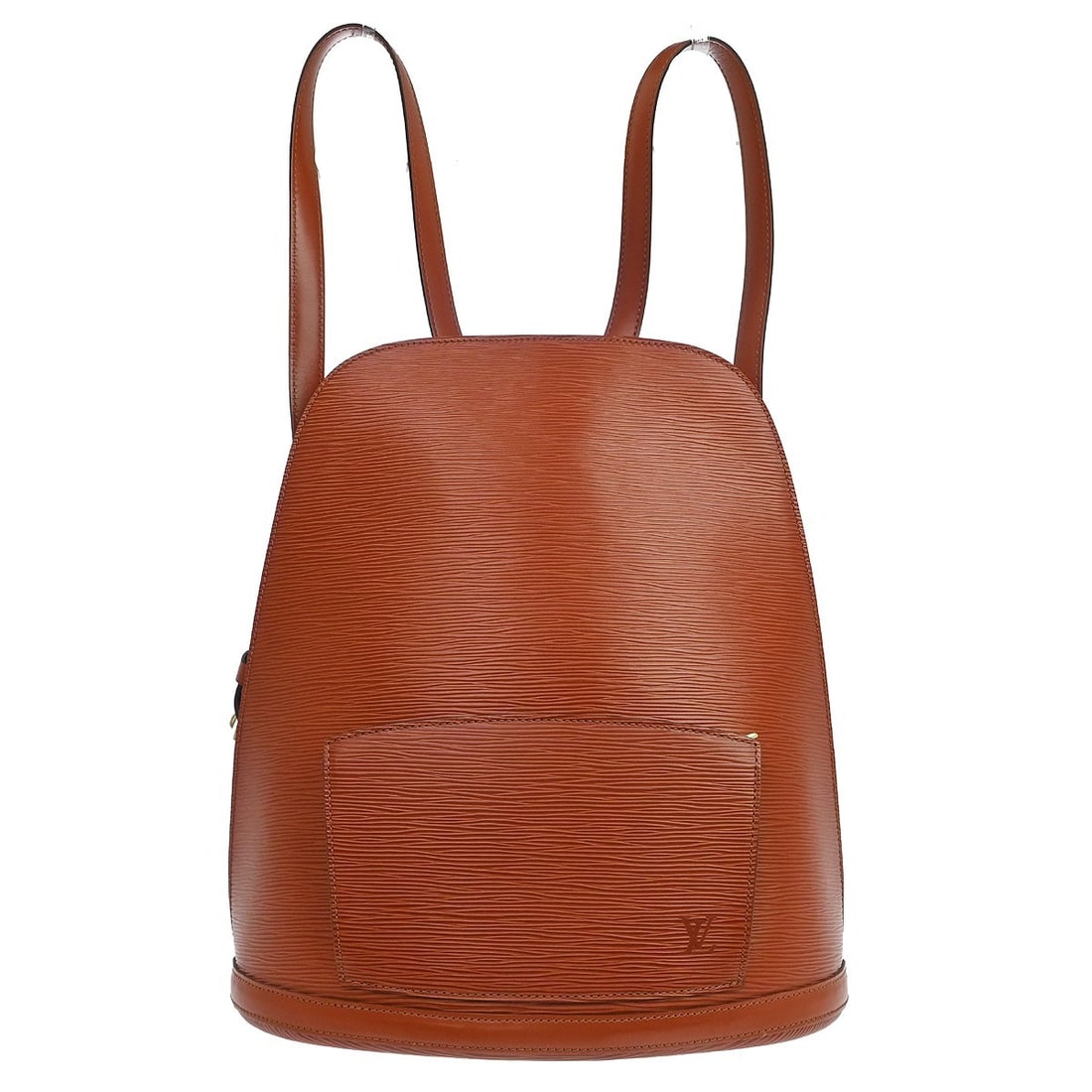 Louis Vuitton Gobelins Epi Leather Backpack Brown M52293 France: Louis Vuitton Gobelins Epi Leather Backpack Brown M52293 France Louis Vuitton Gobelins backpack in Kenyan brown Epi leather with a zip closure and medium-size silhouette. Made in France, this unisex b
