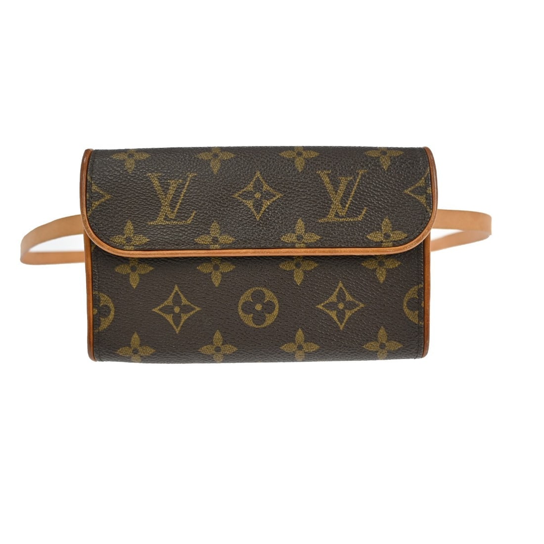 Louis Vuitton Pochette Florentine Monogram Waist Bag Size S M51855: Louis Vuitton Pochette Florentine Monogram Waist Bag Size S M51855 Vintage Louis Vuitton Pochette Florentine bum bag in brown Monogram canvas with leather trim and an adjustable leather belt. This sma