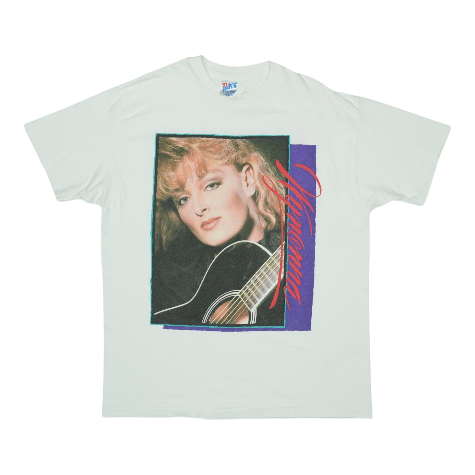 Vintage 1993 Wynonna Judd Tour Concert White Cotton T Shirt Extra Large (1 of 5)