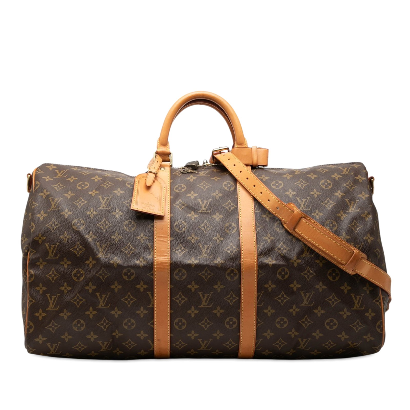 Louis Vuitton Keepall Bandouliere 55 Monogram Travel Bag (1 of 7)
