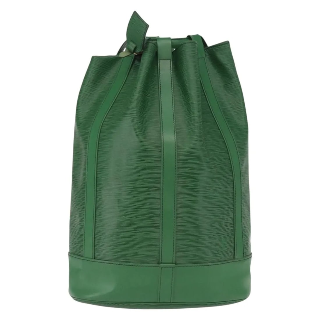Green Epi Leather Backpack Louis Vuitton Randonnee France: Green Epi Leather Backpack Louis Vuitton Randonnee France This Louis Vuitton Randonnee Backpack is crafted from green Epi leather, offering a durable and stylish design suitable for both men and women