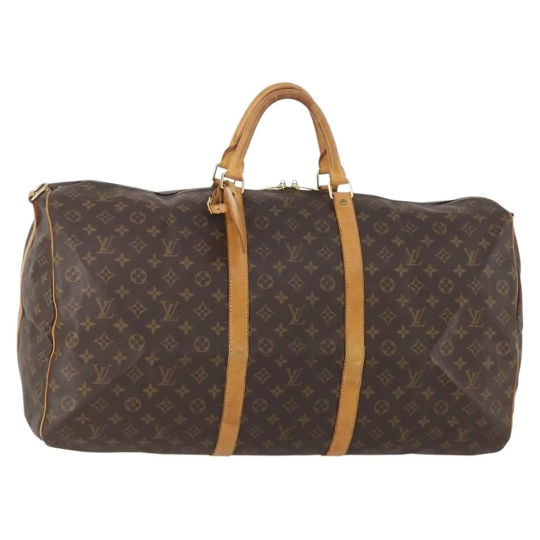 Louis Vuitton Keepall Bandouliere Monogram Canvas Travel Bag: Louis Vuitton Keepall Bandouliere Monogram Canvas Travel Bag This Louis Vuitton Keepall Bandouliere Bag is crafted from monogram canvas in a classic brown color. Designed for unisex use, it features a