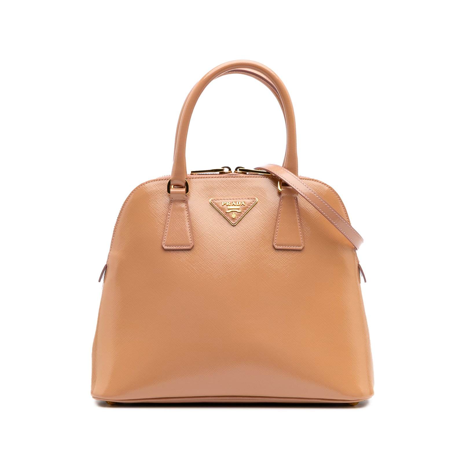 Prada Promenade Satchel Saffiano Vernice Leather Medium (1 of 10)