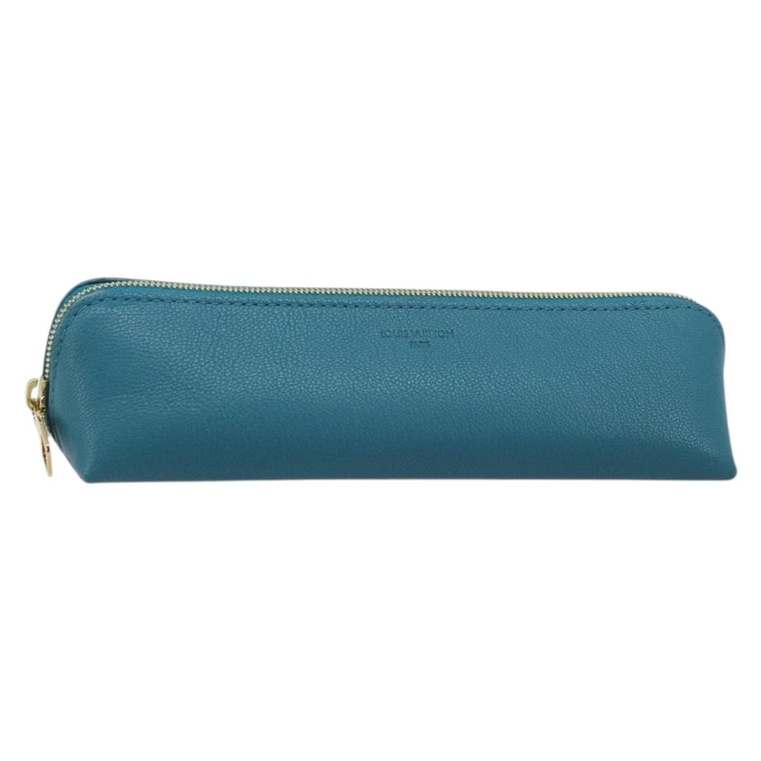 Louis Vuitton Trousse Elizabeth Blue Leather Pen Case France (1 of 18)