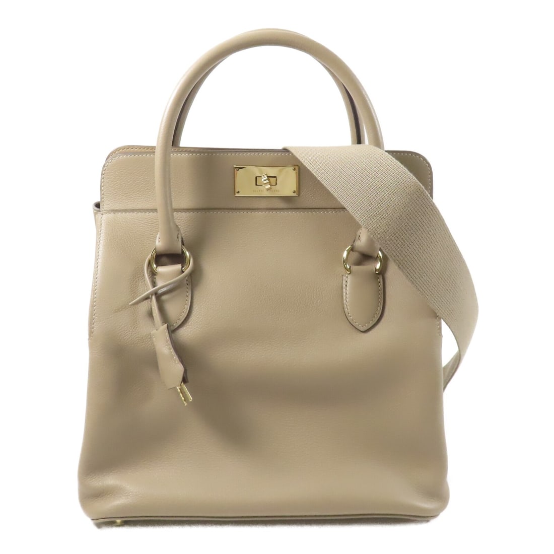 Hermes Toolbox 26 Evercolor Leather Gray 2way Shoulder Bag GHW (1 of 16)