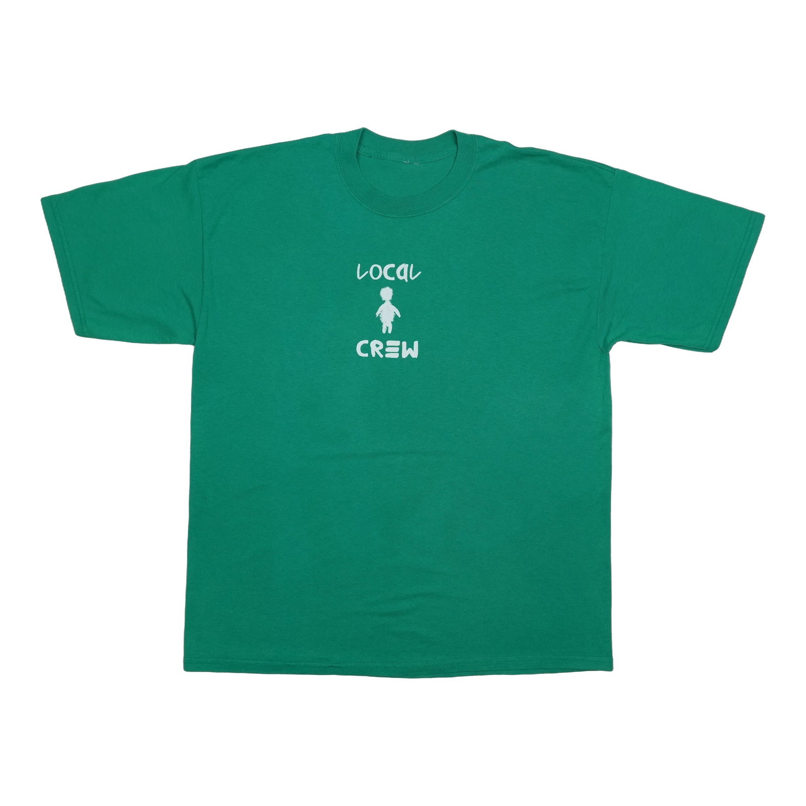 Green 2000s The Cure concert local crew cotton shirt (1 of 3)