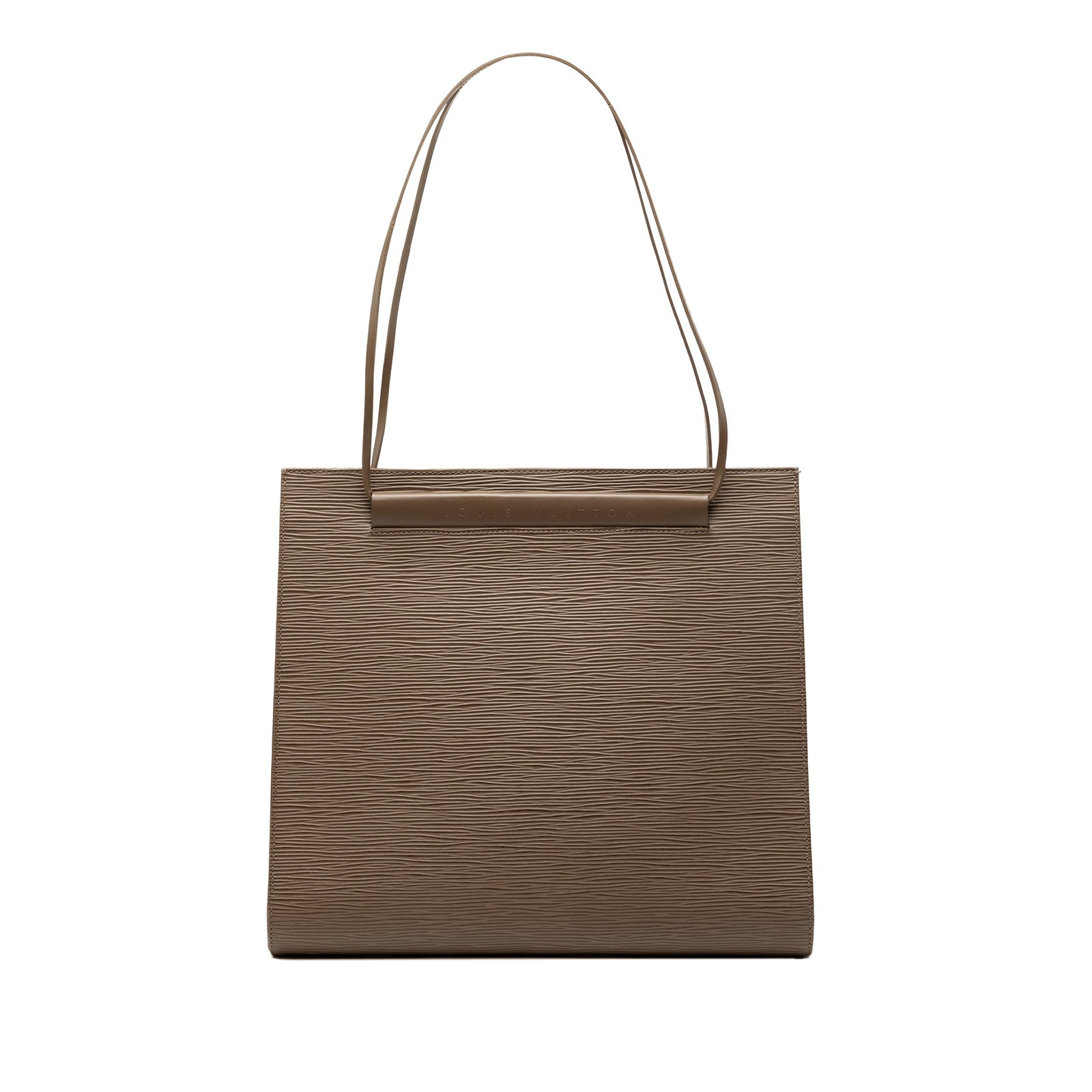 Louis Vuitton Saint Tropez Epi Leather Brown Tote Bag: Louis Vuitton Saint Tropez Epi Leather Brown Tote Bag The Louis Vuitton Epi Saint Tropez is crafted from durable epi leather in a brown hue and features flat leather straps, an open top with a magneti