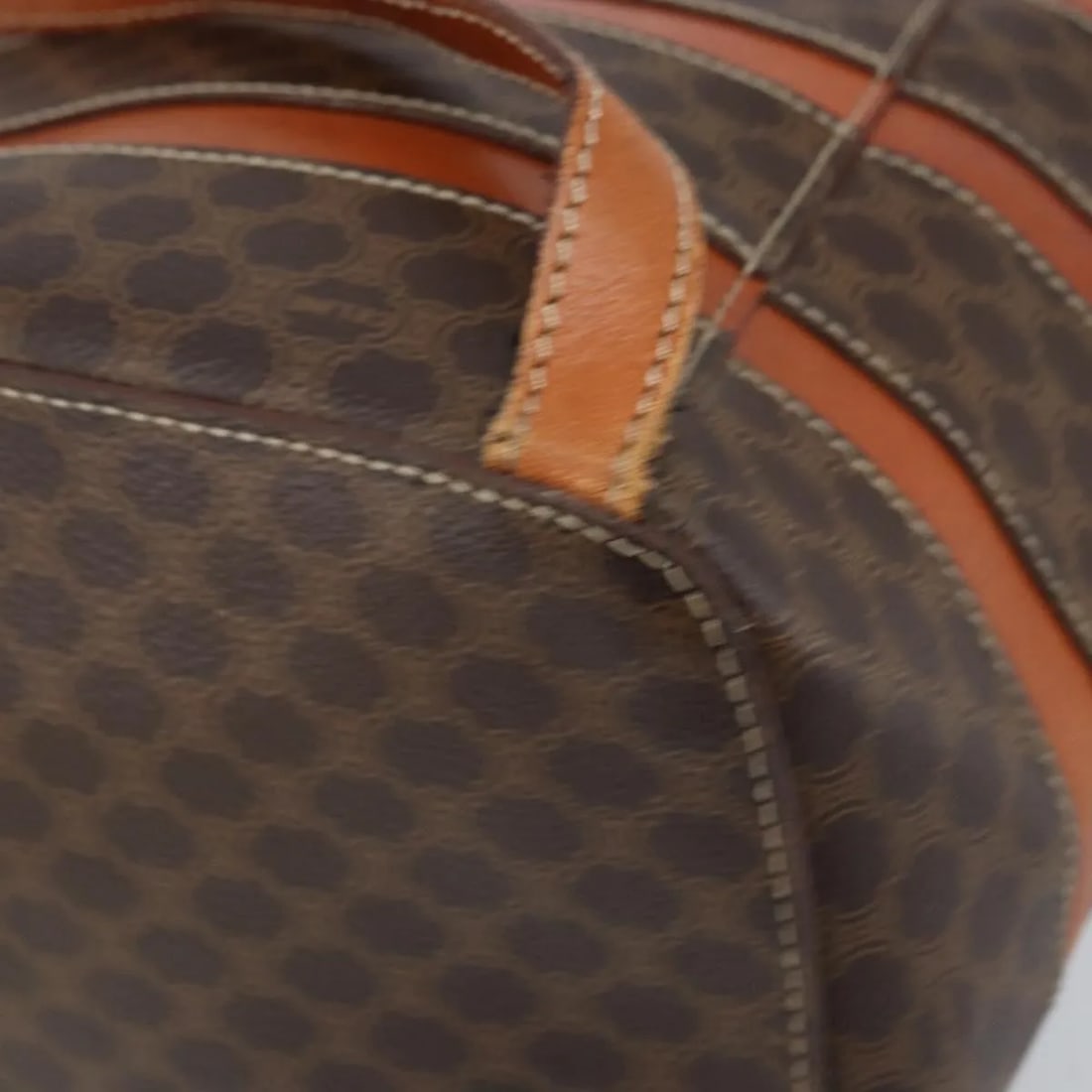Celine Macadam Canvas Leather Backpack - 11