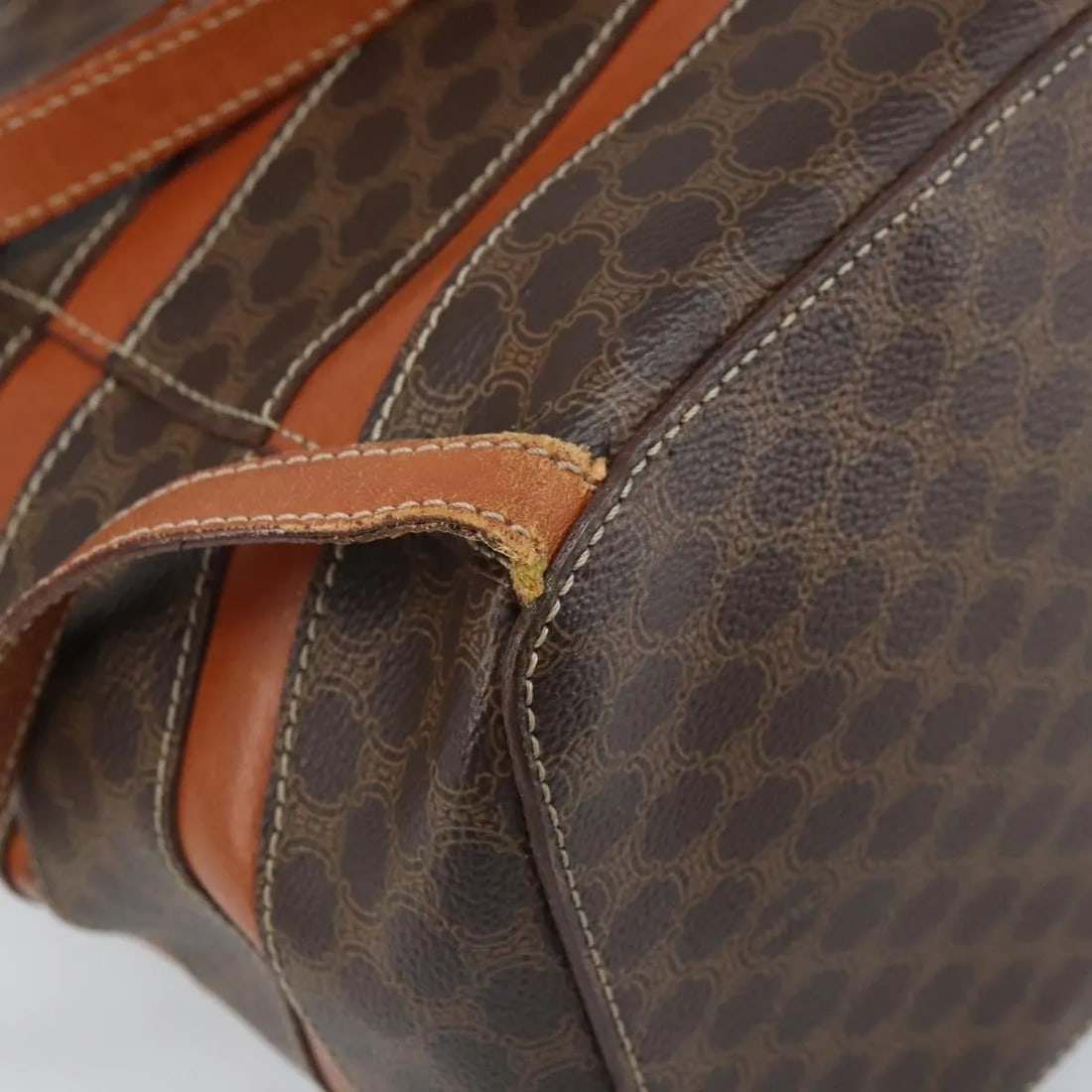 Celine Macadam Canvas Leather Backpack - 12