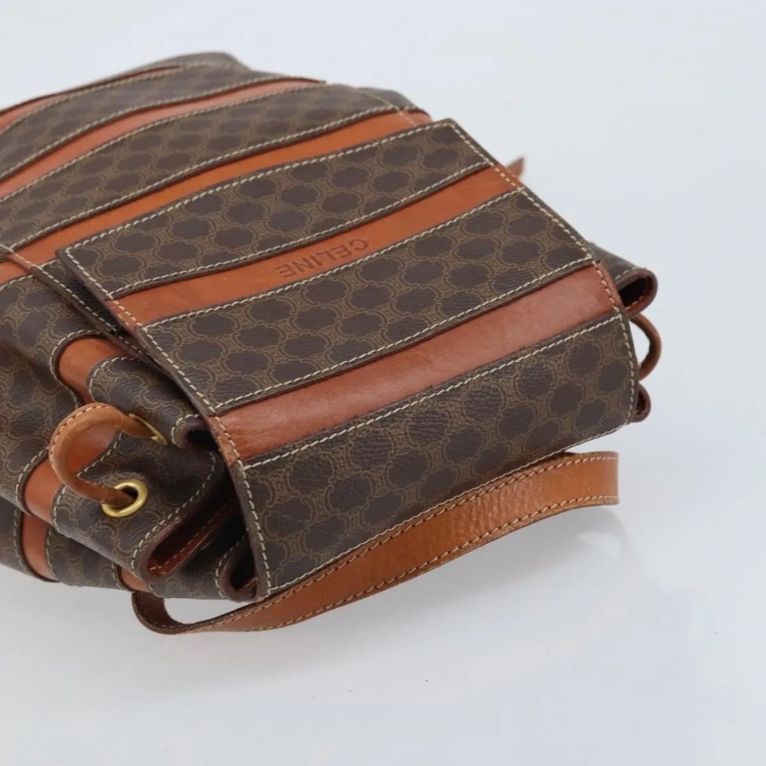 Celine Macadam Canvas Leather Backpack - 14