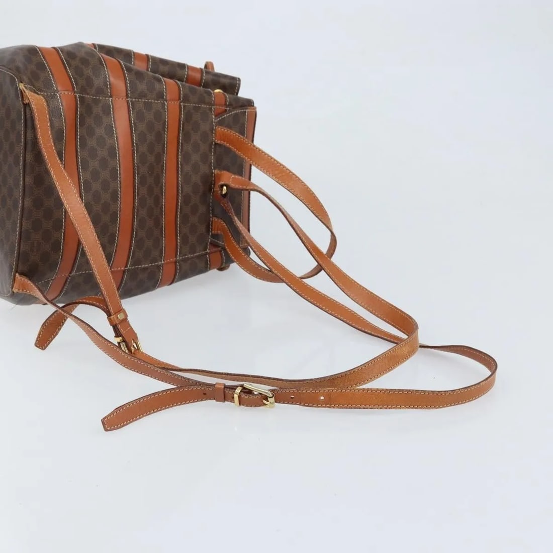 Celine Macadam Canvas Leather Backpack - 17