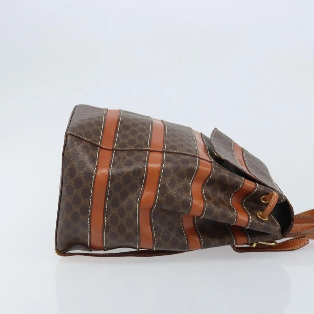 Celine Macadam Canvas Leather Backpack - 3