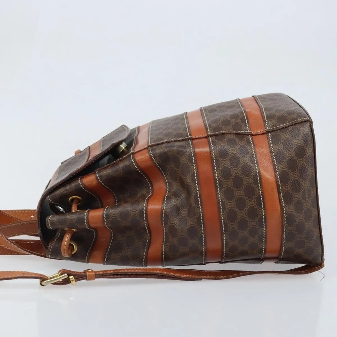 Celine Macadam Canvas Leather Backpack - 4