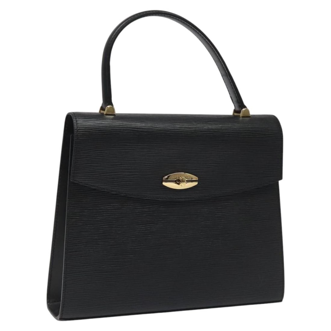 Louis Vuitton M52372 Malesherbes Black Epi Leather Handbag: Louis Vuitton M52372 Malesherbes Black Epi Leather Handbag Louis Vuitton Malesherbes handbag in black Epi leather. This women's handbag was made in France and includes only the item shown; the origina