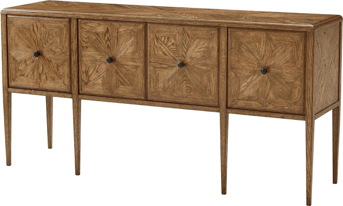 Theodore Alexander Nova Four Door Credenza in Dawn Finish (1 of 1)