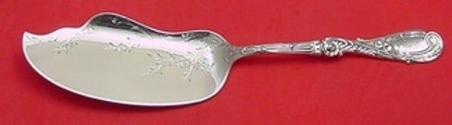 Reed & Barton La Rocaille Sterling Silver Ice Cream Server Brite-Cut Monogrammed: Reed & Barton La Rocaille Sterling Silver Ice Cream Server Brite-Cut Monogrammed This exquisite ice cream server features the elegant La Rocaille pattern by Reed & Barton, crafted from high-quality st