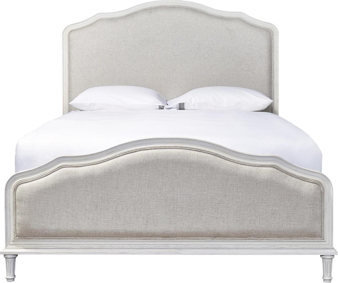 Universal Amity Queen Bed English Traditional Artisan Sand Cotton (1 of 2)