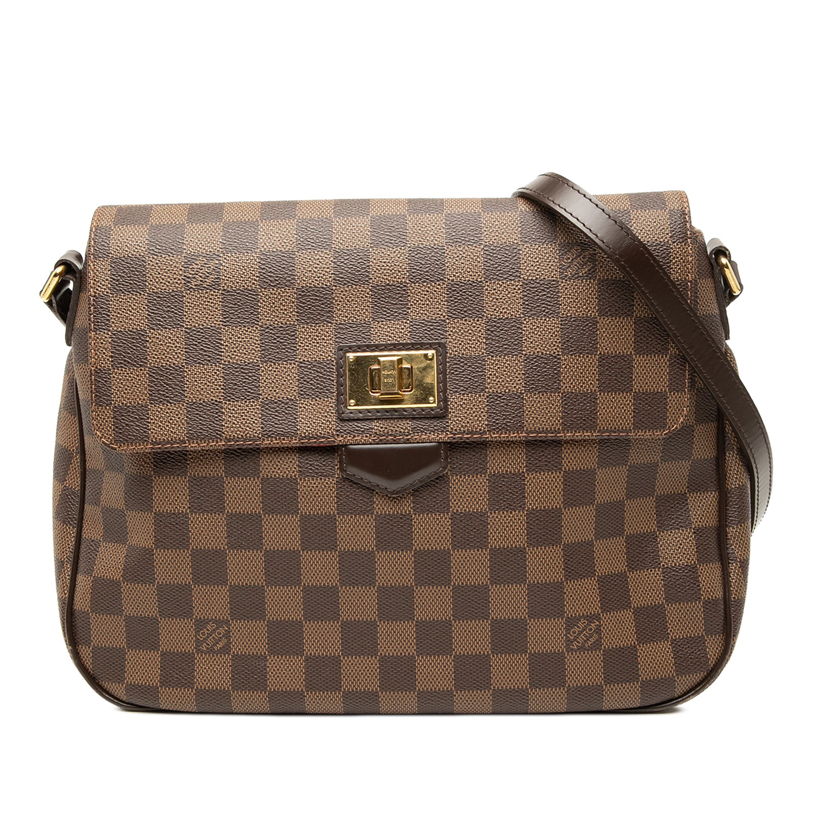 Louis Vuitton Rosebery Besace Damier Ebene Shoulder Bag: Louis Vuitton Rosebery Besace Damier Ebene Shoulder Bag Louis Vuitton Damier Ebene Besace Rosebery shoulder bag from France. This bag features a Damier Ebene canvas body, an adjustable flat leather st