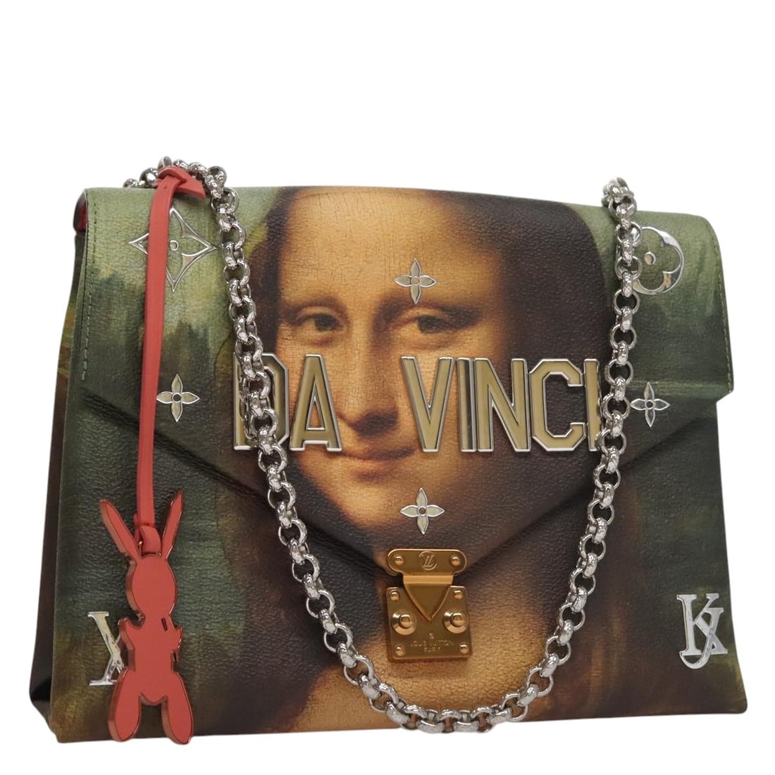 LOUIS VUITTON Masters Collection Pochette Chain Bag Monogram Pink M64626 (1 of 18)