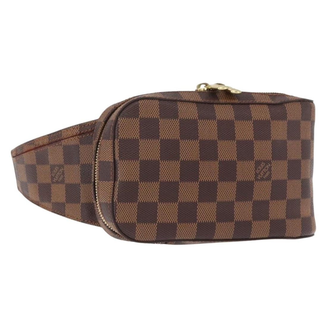 Louis Vuitton Geronimos N51994 Damier Ebene Canvas Shoulder Bag: Louis Vuitton Geronimos N51994 Damier Ebene Canvas Shoulder Bag Louis Vuitton Geronimos shoulder bag in Damier Ebene canvas, made in Spain. This women's bag shows reasonable wear and tear with slight 