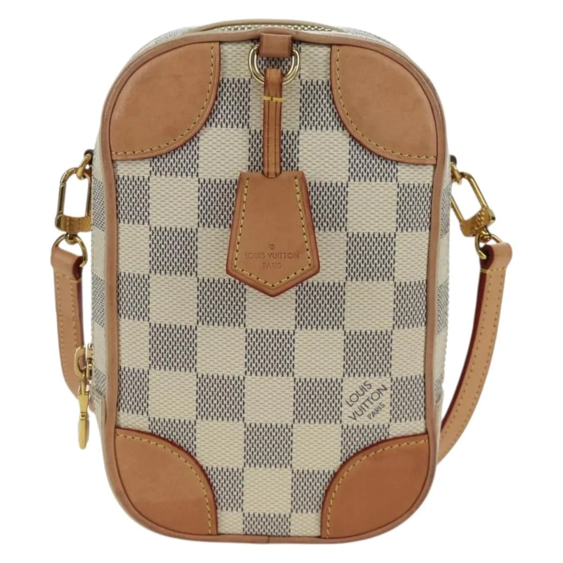 Louis Vuitton NeoKapi Beige Canvas Handbag 11cm x 17cm x 5cm: Louis Vuitton NeoKapi Beige Canvas Handbag 11cm x 17cm x 5cm The Louis Vuitton NeoKapi handbag features the iconic Damier canvas in beige, designed for women. It offers a compact yet functional style 